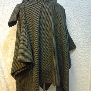 🎀Custom Made Green Houndstooth Poncho